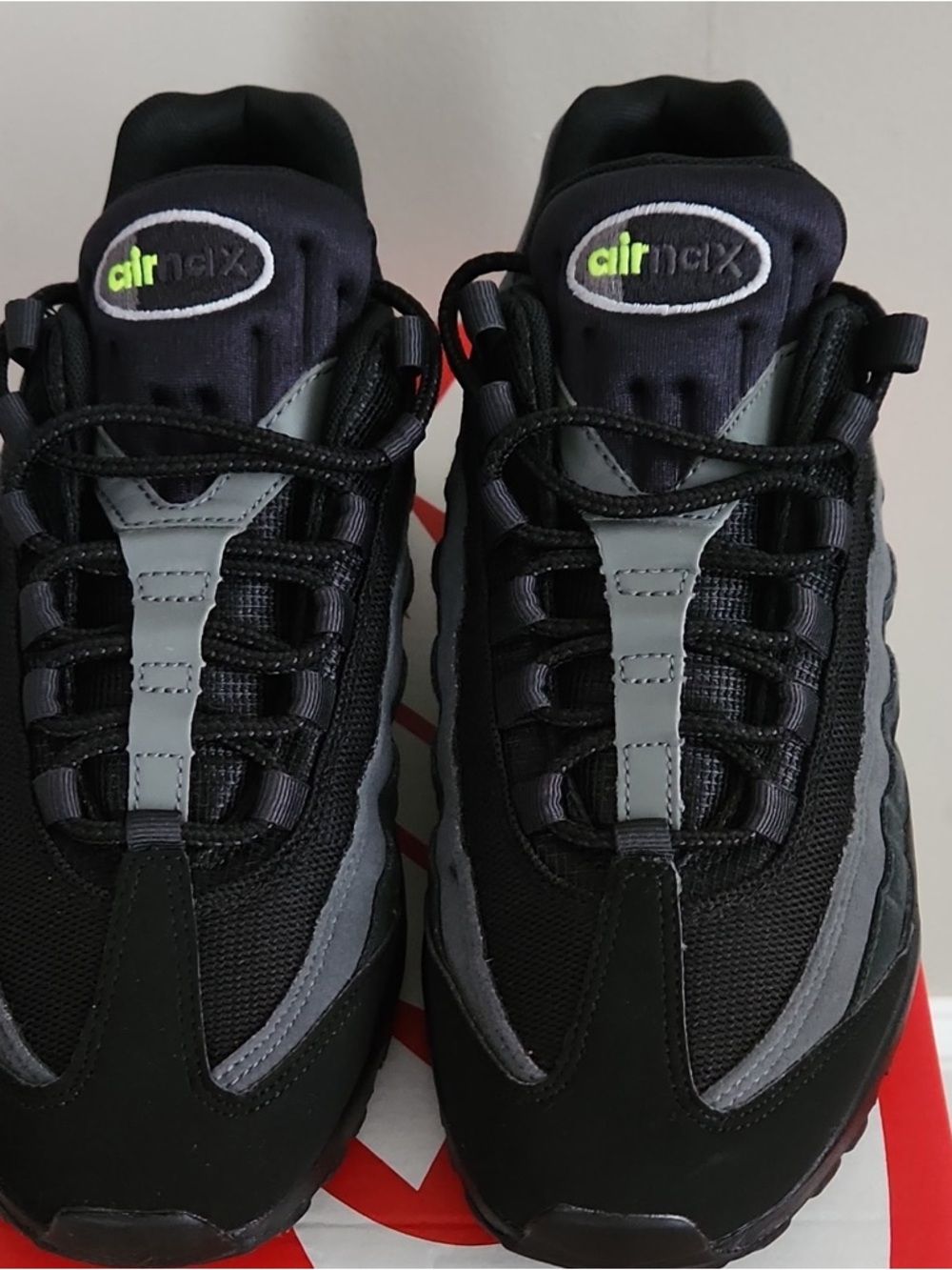 Nike Black and White Sneaker Tongue Label Detail